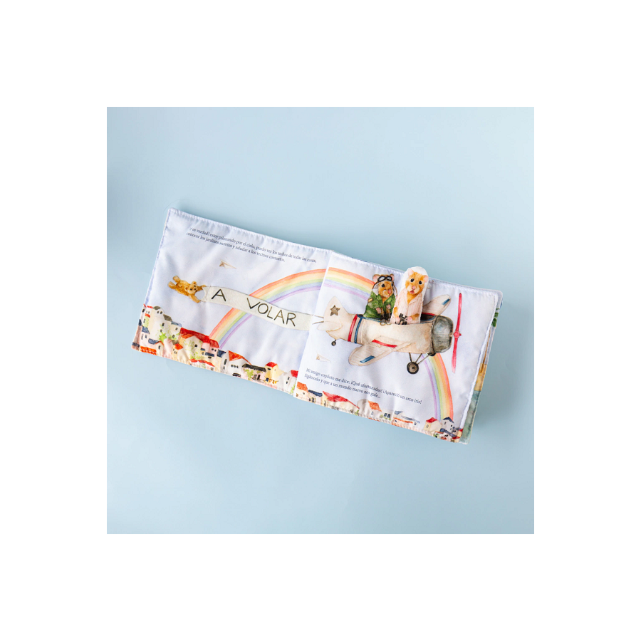 Libro sensorial Nina imagina