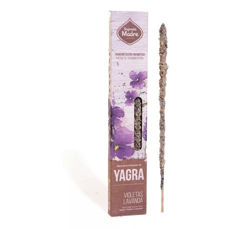 Sahumerio Yagra Violetas Y Lavanda