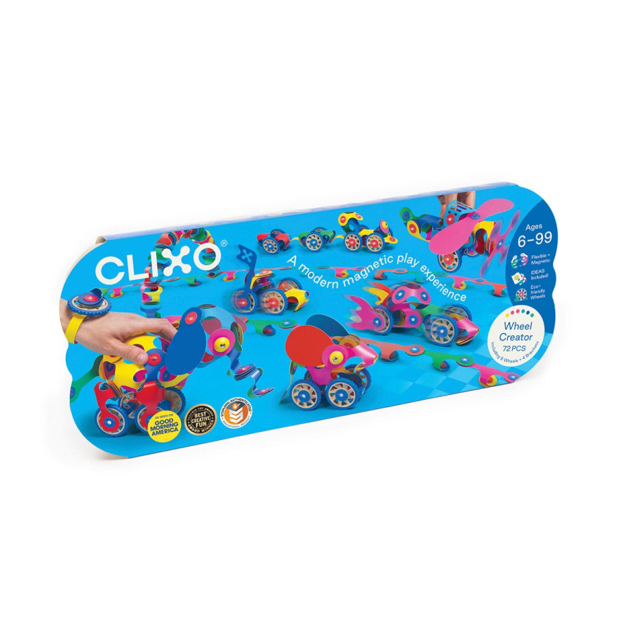 Set Creador con Ruedas 72 Piezas Clixo