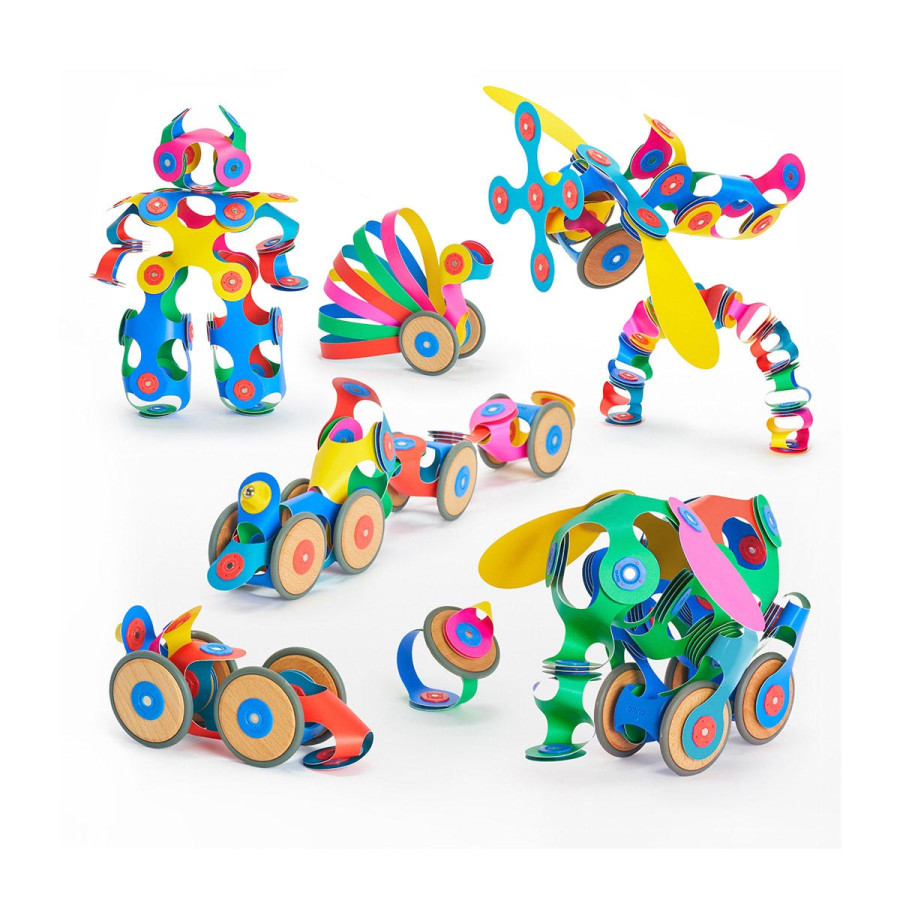 Set Creador con Ruedas 72 Piezas Clixo