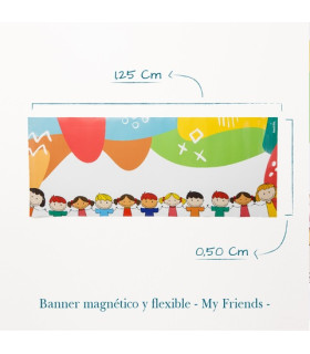 Kit MagBanner Con Fichas Mis Amigos