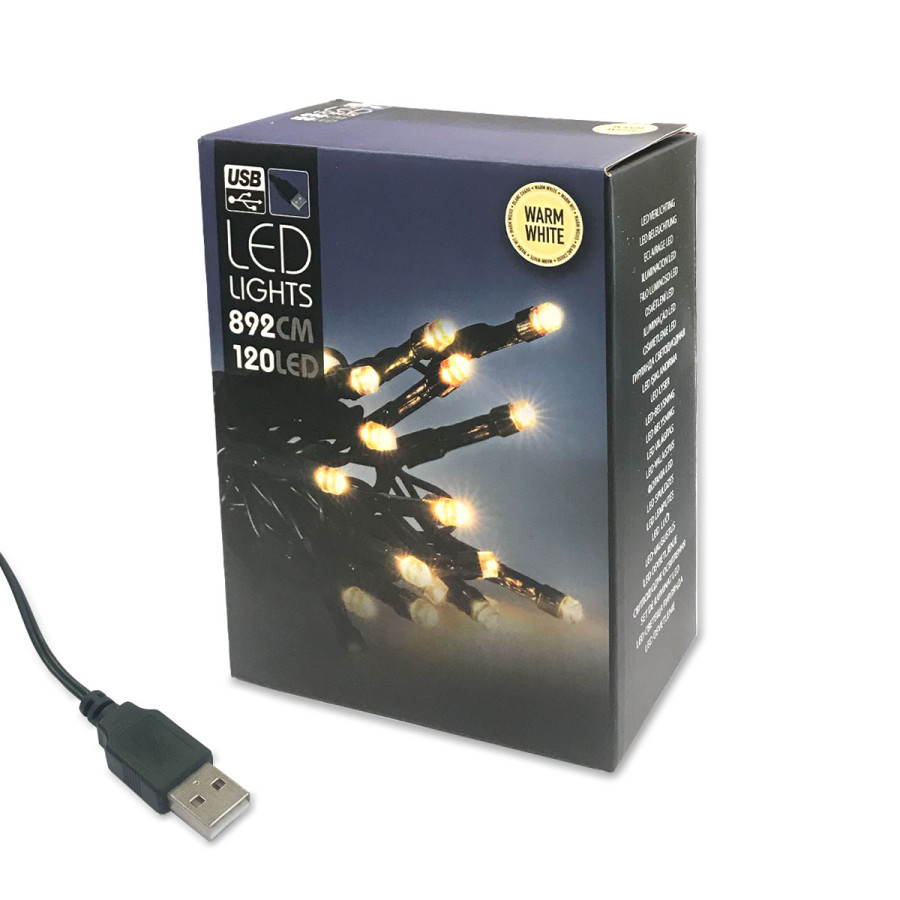 120 Luces LED con puerto USB Cálida Alparamis