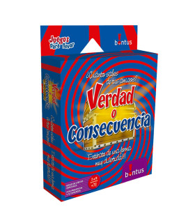 Juego de Cartas Verdad o Consecuencia