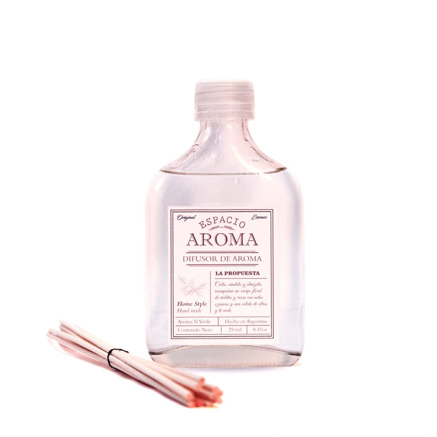 Difusor Ambiental 200 ml Línea Clásica Té Verde Espacio Aroma