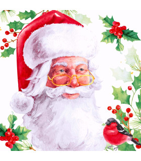 Servilletas 33 x 33 cm Vintage Claus Xmas