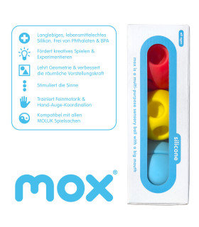 Pelotas Mox Moluk x 3 un.