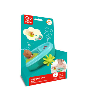 Osito en Barco con Mecanismo de Retroceso Hape