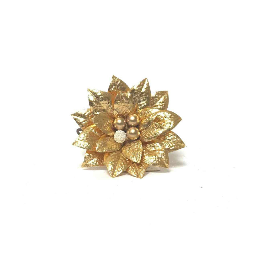 Adorno Flor Dorada 10 cm Alparamis A24-4025G