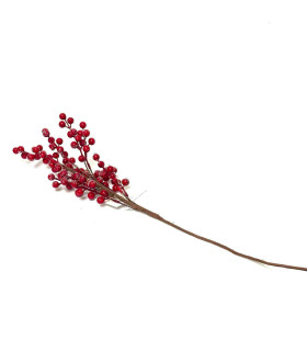 Adorno Pick de Bayas Rojas 62 cm Alparamis LA3040-4