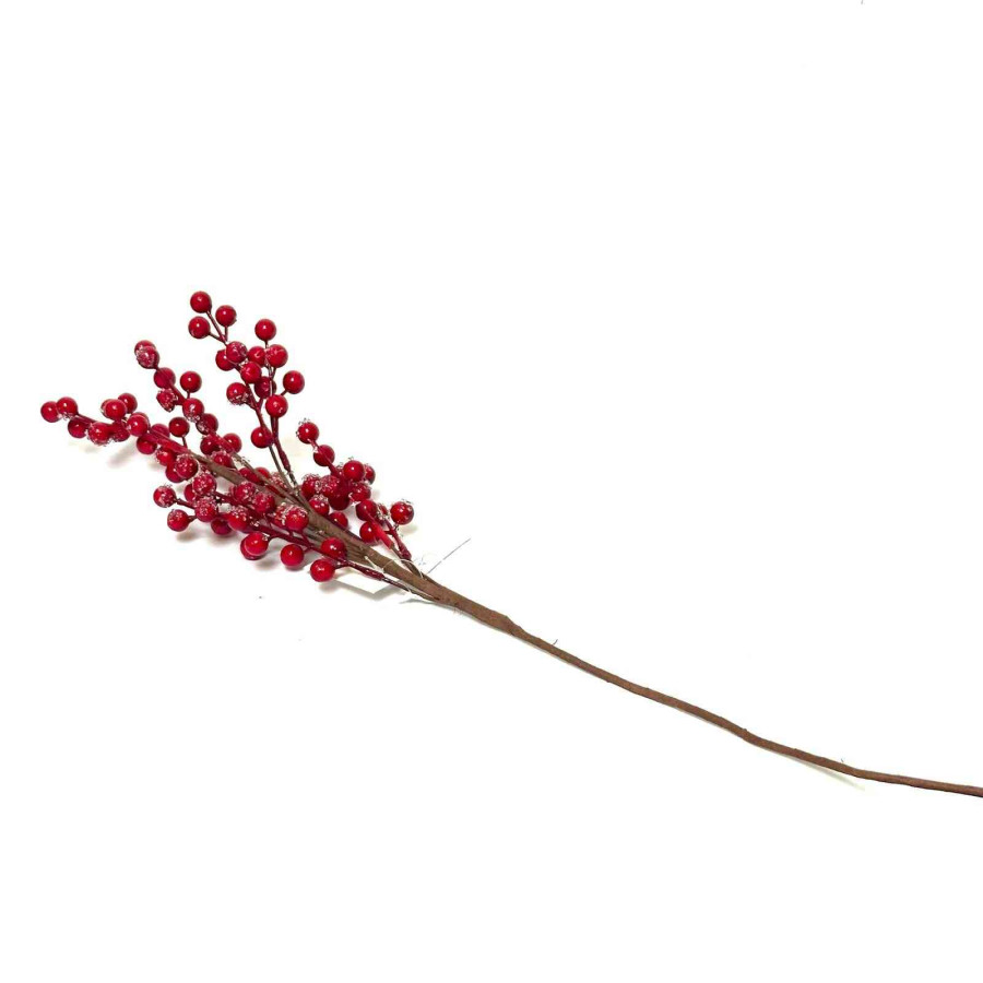 Adorno Pick de Bayas Rojas 62 cm Alparamis LA3040-4