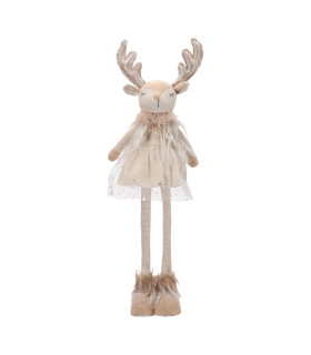 Adorno Reno Piernas Extensibles y luz LED 45 cm Alparamis