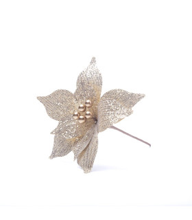 Adorno Estrella Federal Dorada 22 cm Alparamis A24-4056G