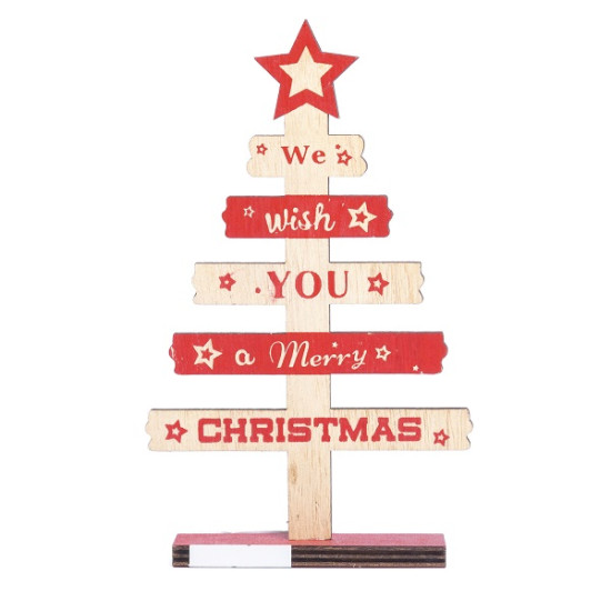 Arbolito de Madera con Pie 18cm