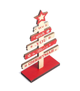 Arbolito de Madera con Pie 18cm