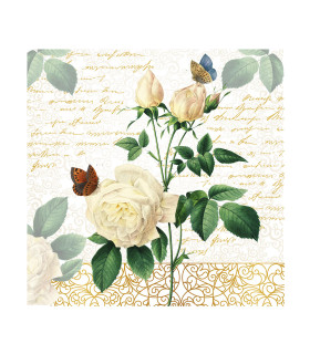 Servilletas 33 x 33 cm Rose Lace