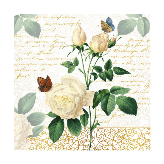 Servilletas 33 x 33 cm Rose Lace