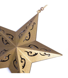 Estrella Colgante Dorada 23 cm