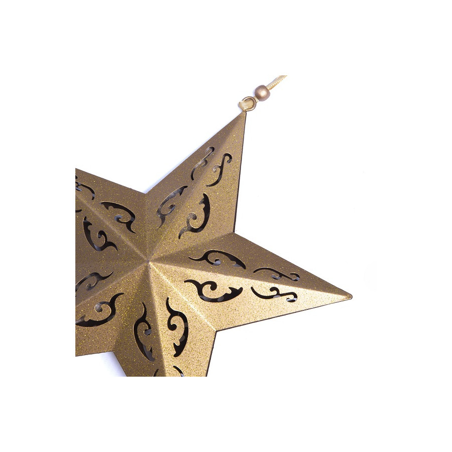Estrella Colgante Dorada 23 cm