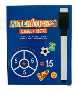 Cartas Didácticas Sumas Y Restas Barco De Papel