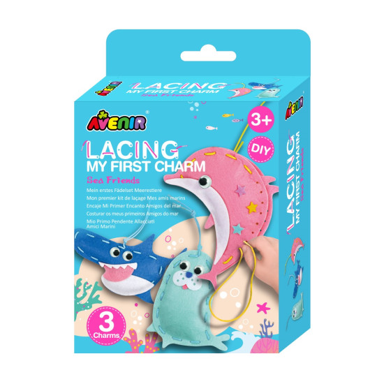Kit de Costura My First Charm Nivel 1 Sea Friends Avenir