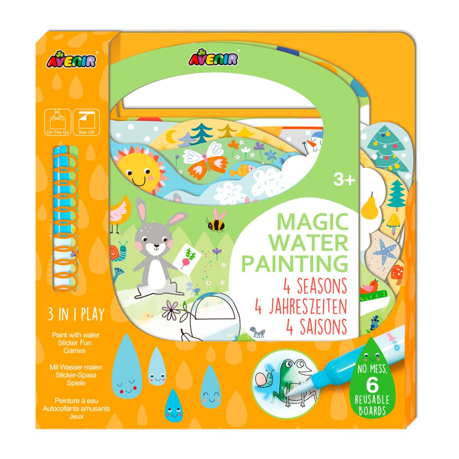 Kit de Pinturas al Agua Mágicas 4 Seasons Avenir