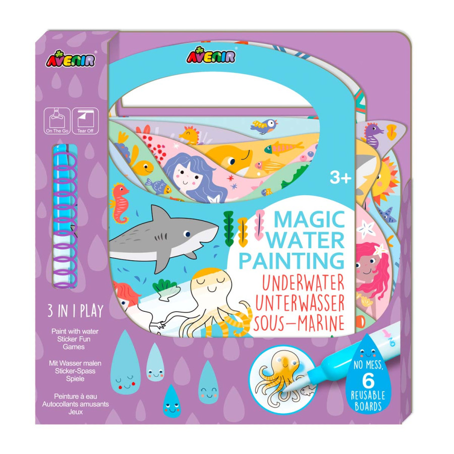 Kit de Pinturas al Agua Mágicas Underwater Avenir
