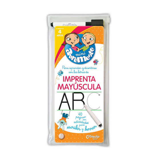 Libro Abremente Para Escribir y Borrar Imprenta Mayúscula