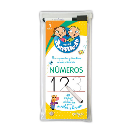 Libro Abremente Para Escribir y Borrar Números