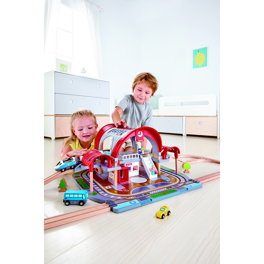 Estación de Tren de la Gran Ciudad de Juguete Hape