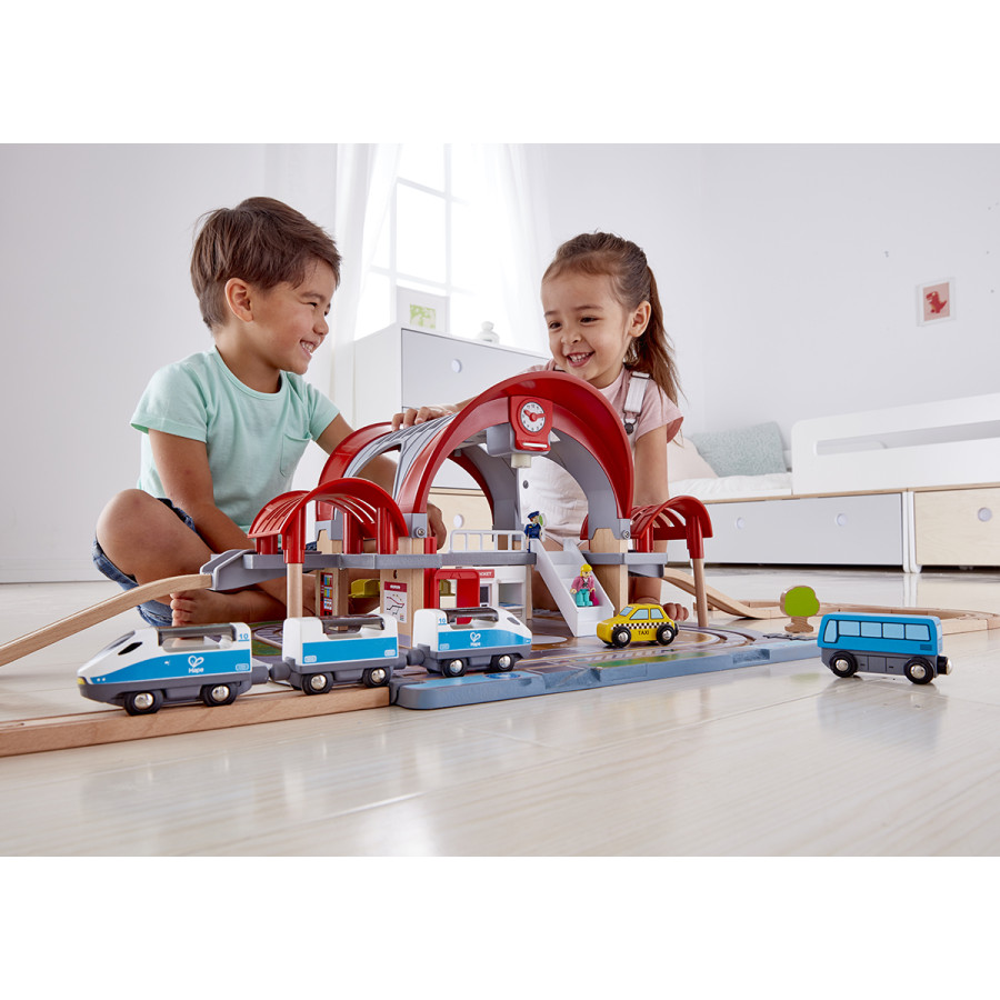 Estación de Tren de la Gran Ciudad de Juguete Hape