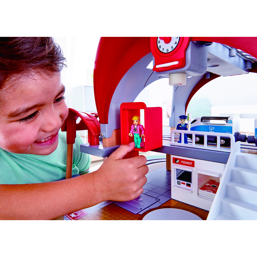 Estación de Tren de la Gran Ciudad de Juguete Hape