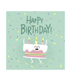 Servilletas 33 x 33 cm B Day Yeeey