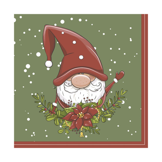 Servilletas 33 x 33 cm Tomte Xmas