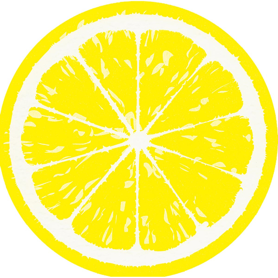 Servilletas 33 x 33 cm Troqueladas Silhouette Lemon