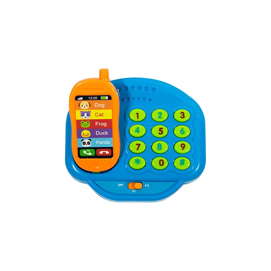 Mini Teléfono de Juguete a Pilas