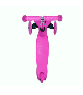 Monopatín de Aluminio Rocker Mini de 3 Ruedas Rosa