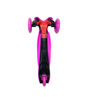 Monopatín de Aluminio Rocker Mini de 3 Ruedas Rosa