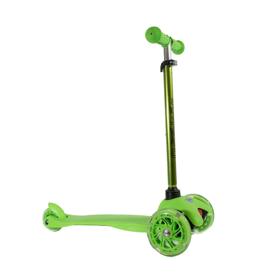 Monopatín de Aluminio Rocker Mini de 3 Ruedas Verde