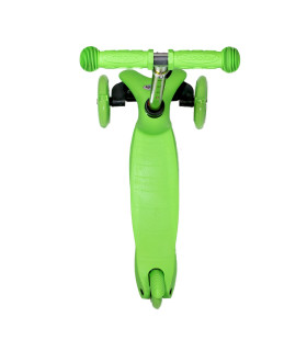 Monopatín de Aluminio Rocker Mini de 3 Ruedas Verde