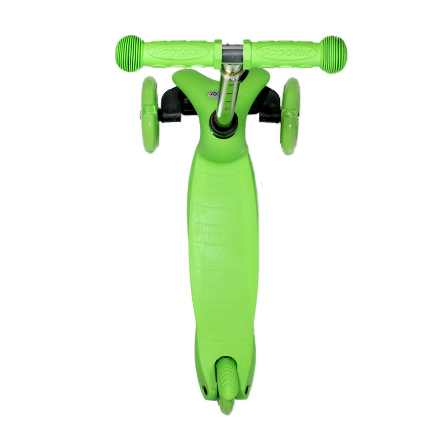 Monopatín de Aluminio Rocker Mini de 3 Ruedas Verde