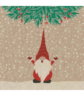 Servilletas Recicladas 24 x 24 cm Happy Santas Xmas