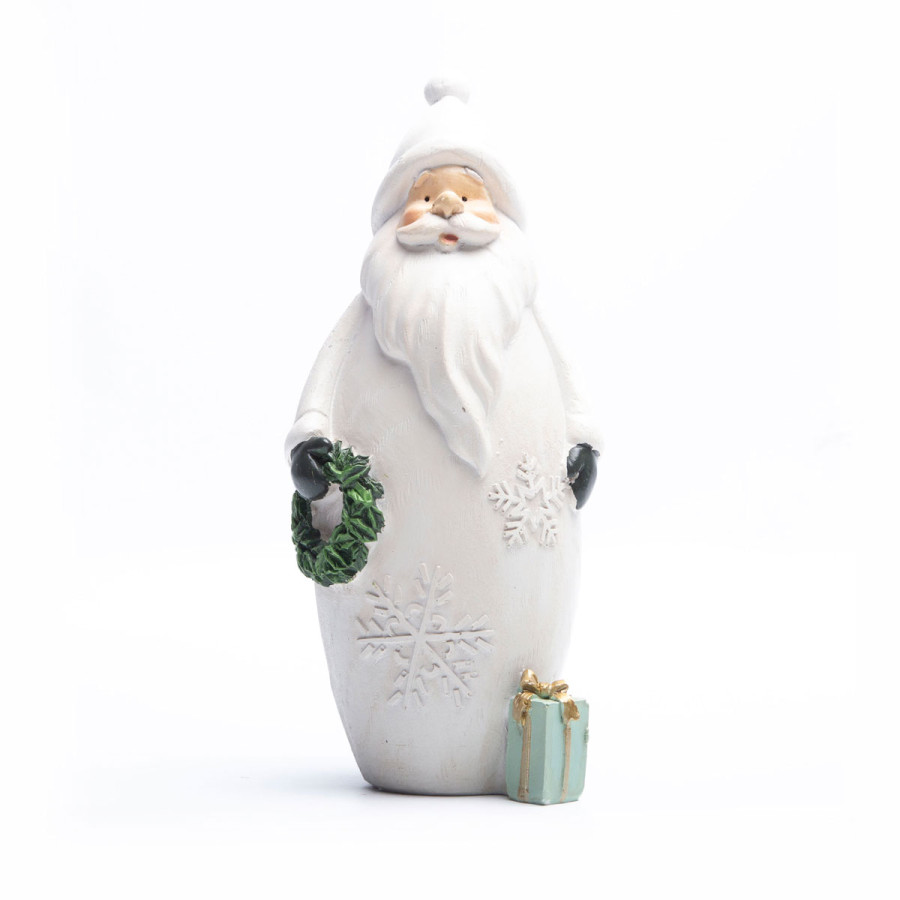 Adorno de Papá Noel con Corona 21 cm Alparamis