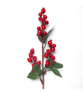 Adorno Pick de Bayas Rojas 56 cm Alparamis LA5056-2