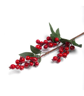 Adorno Pick de Bayas Rojas 56 cm Alparamis LA5056-2