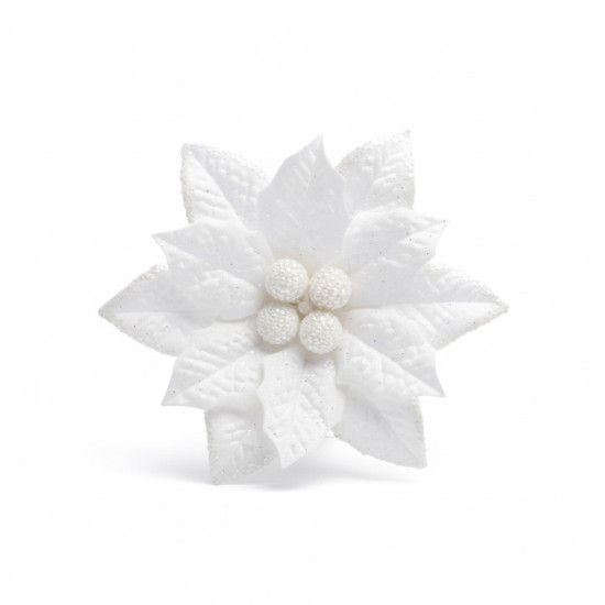 Adorno Flor Blanca 10 cm Alparamis A24-4022W