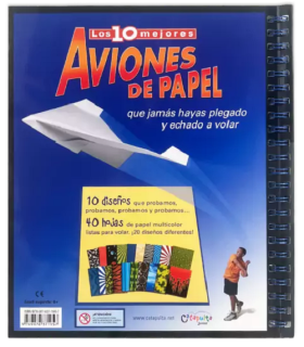 Libro Juego Aviones de papel
