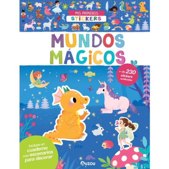 Libro de Stickers Mundos mágicos
