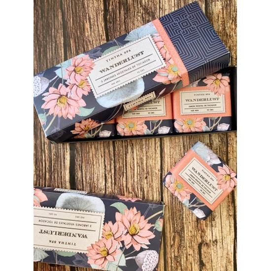 Caja De 3 Jabones Vegetales Wanderlust Tintha