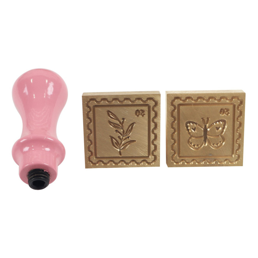 Kit de Sello para Lacre Mango y 2 Bronces Correo Ibicraft