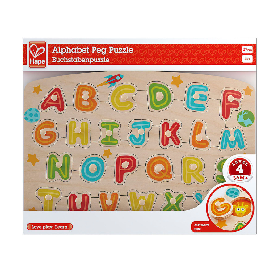 Rompecabezas de Alfabeto Hape Juego Didáctico